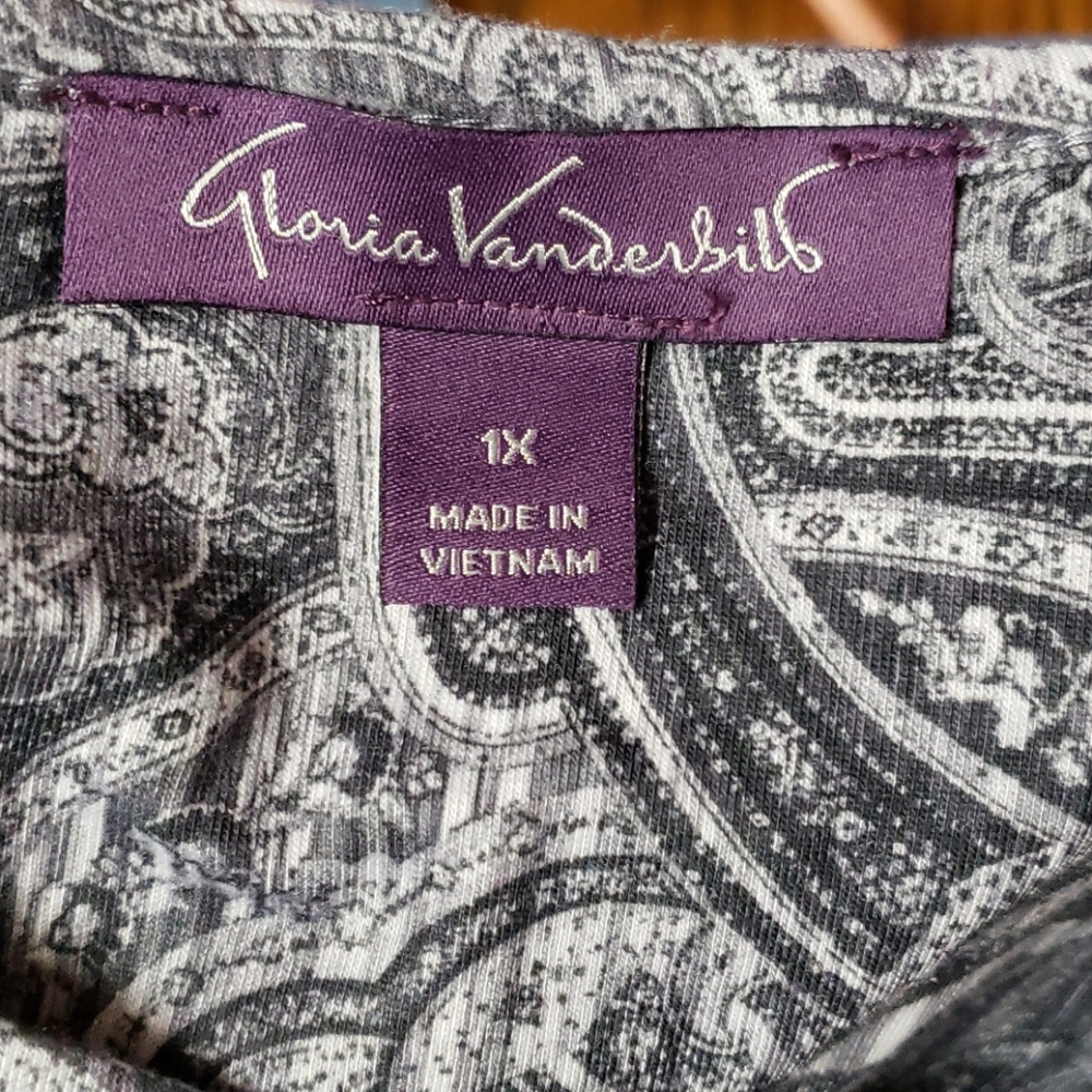 Gloria Vanderbilt sleeveless top, size 1x - Picture 4 of 6